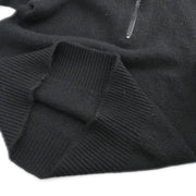 Chanel 1996 Sweater Knit Top Black #42