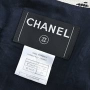 Chanel 2006 Single Breasted Jacket Black #48