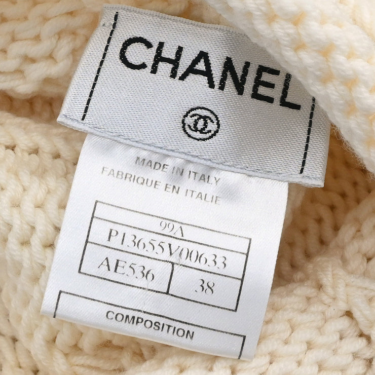 Chanel 1999 Sweater Top White #38