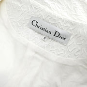 Christian Dior Collarless Double Breasted Jacket White #9