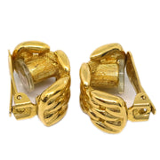 Christian Dior Earrings Clip-On Gold