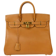 Hermes 1996 Natural Ardennes Haut a Courroies 32 Handbag