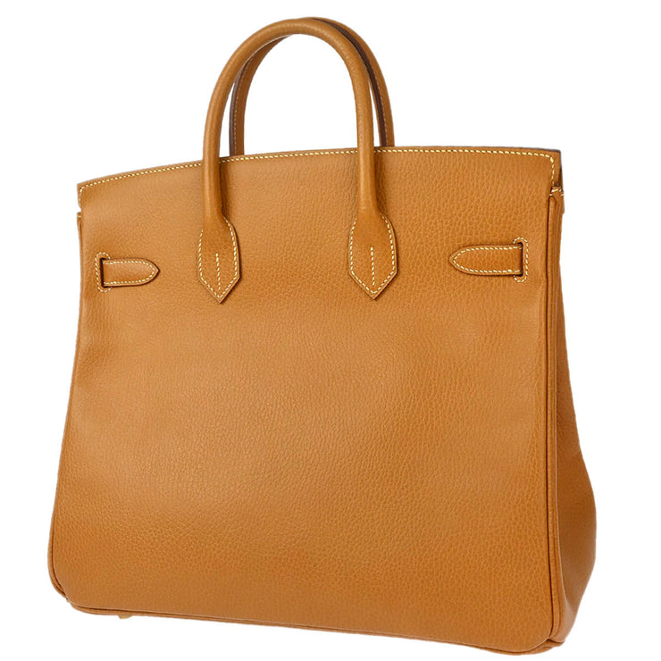 Hermes 1996 Natural Ardennes Haut a Courroies 32 Handbag