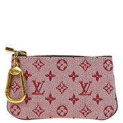 Louis Vuitton 2002 Red Monogram Mini Pochette Cles Coin Case M92238