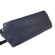 Hermes 2009 Blue Navy Taurillon Clemence Jypsiere 31 Shoulder Bag