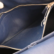 Hermes 2009 Blue Navy Taurillon Clemence Jypsiere 31 Shoulder Bag