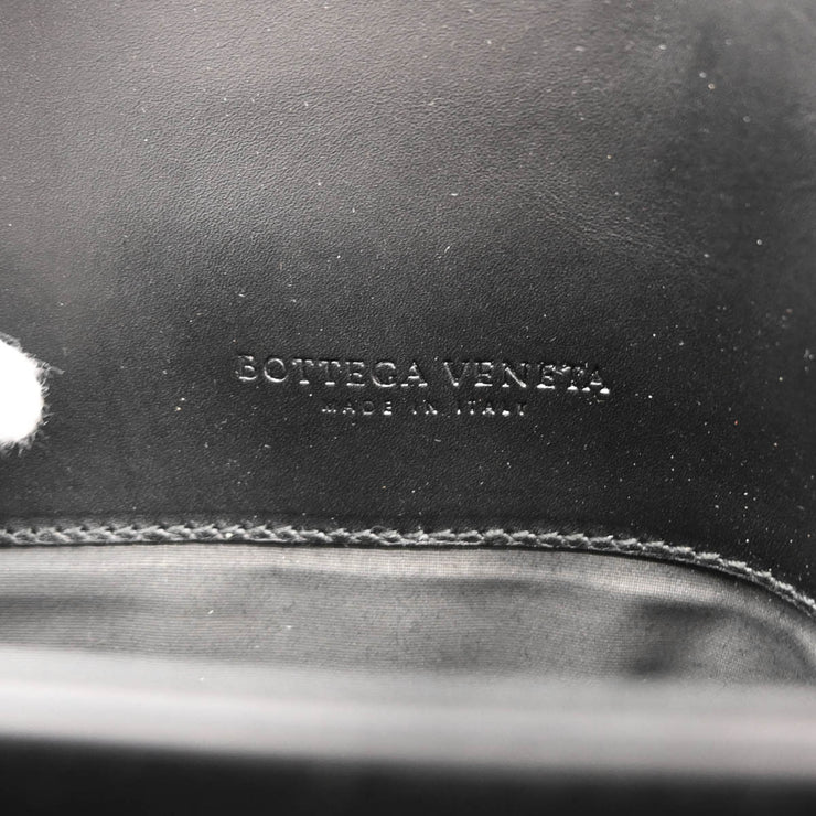 Bottega Veneta Black Intrecciato Briefcase Handbag