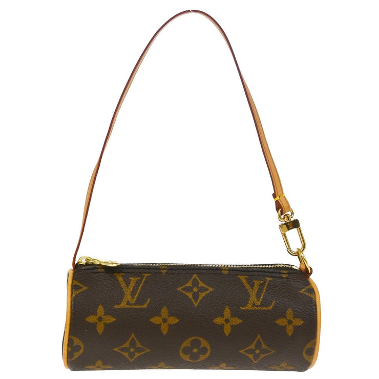 Louis Vuitton Monogram Papillon Attached Pouch Bag