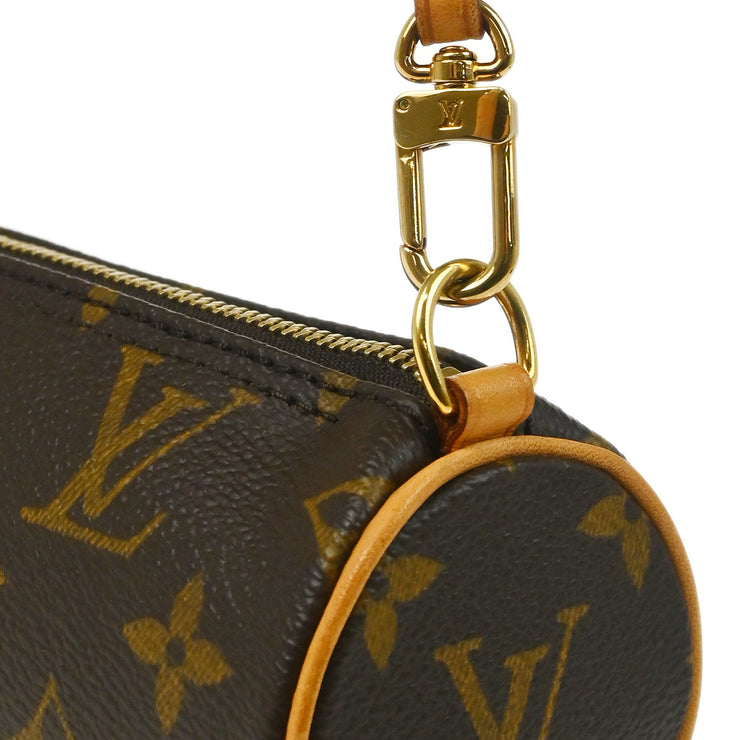 Louis Vuitton Monogram Papillon Attached Pouch Bag