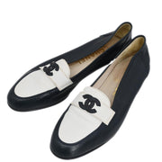 Chanel * Navy Shoes #36 1/2