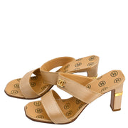 Chanel * Beige Shoes Mules #37