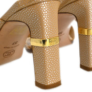 Chanel * Beige Shoes Mules #37