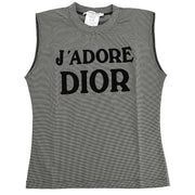 Christian 2002 Dior Sleeveless Top Gray #40