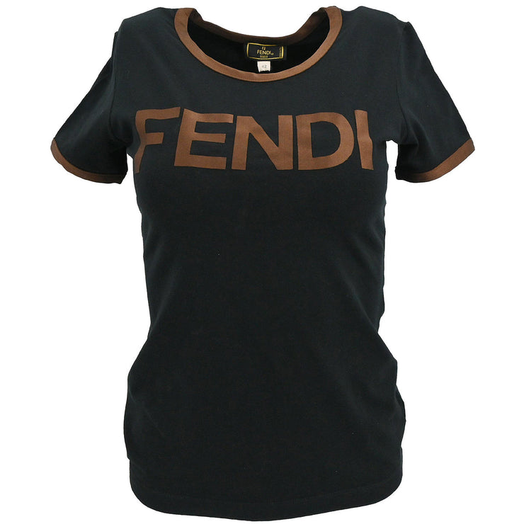 Fendi T-shirt Top Black #42