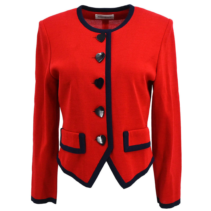 Yves Saint Laurent Cardigan Red #M