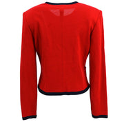 Yves Saint Laurent Cardigan Red #M