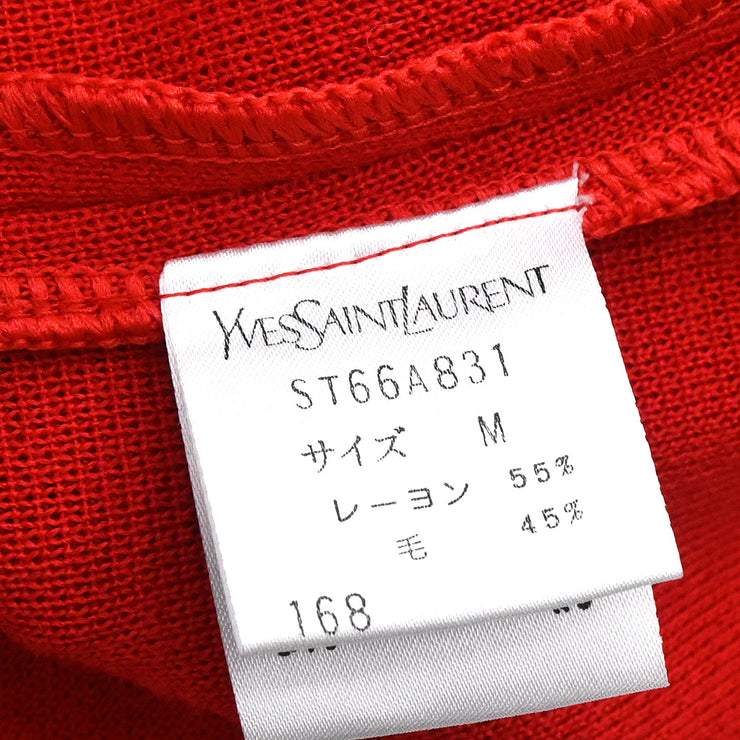 Yves Saint Laurent Cardigan Red #M