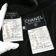 Chanel 1993 Setup Suit Jacket Dress Black #38