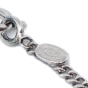 Chanel CC Chain Necklace Pendant Silver 07V