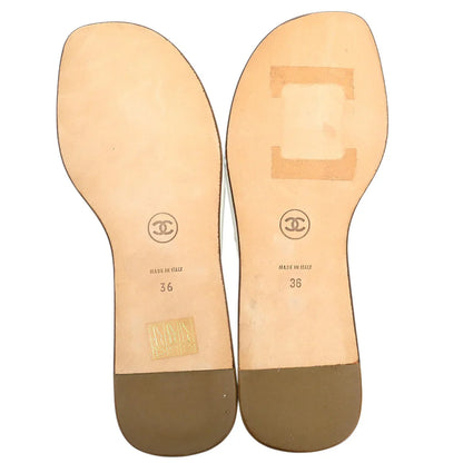Chanel * Mule Sandlas Shoes #36