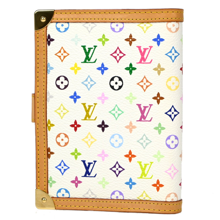 Louis Vuitton Monogram Multicolor Agenda PM Notebook Cover R20896 Small Good