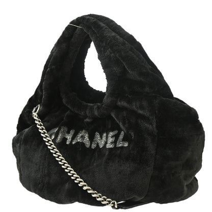 Chanel 2010-2011 Faux Fur Hobo Tote Bag