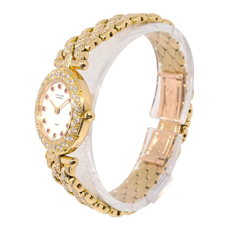 Van Cleef & Arpels Sport 2 Quartz Watch 18KYG Diamond Ruby