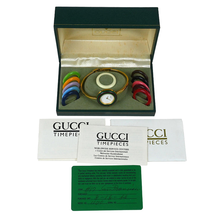 Gucci 11/12.2 Change Bezel Chameleon Watch SS