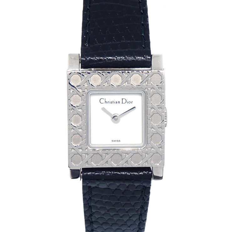 Christian Dior D60-109 La Parisienne Quartz Watch SS Black