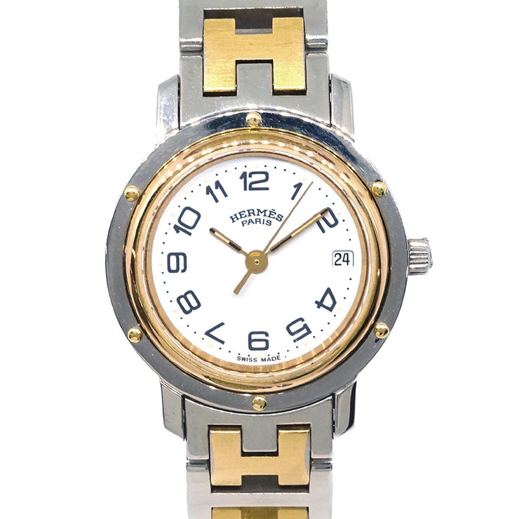 Hermes Clipper CL3.240 Quartz Watch SS