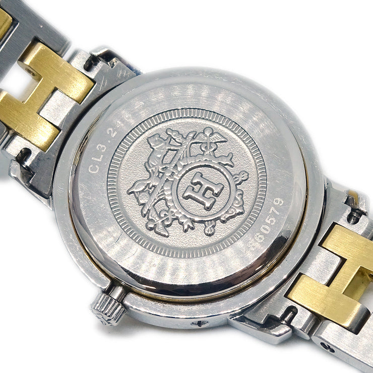 Hermes Clipper CL3.240 Quartz Watch SS