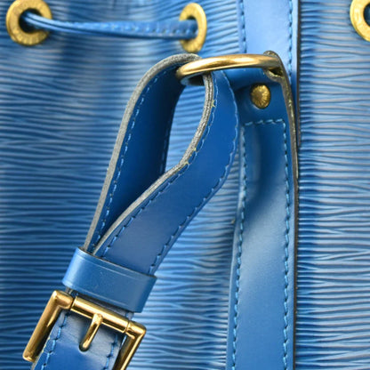 Louis Vuitton 1994 Blue Epi Petite Noe Shoulder Bag M44105