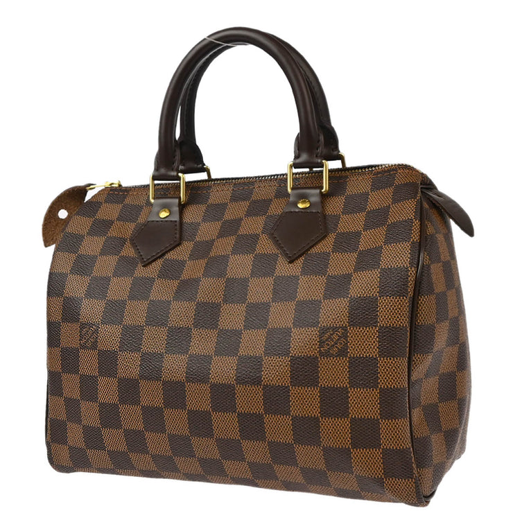 Louis Vuitton 2008 Brown Damier Speedy 25 Handbag N41365