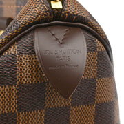 Louis Vuitton 2008 Brown Damier Speedy 25 Handbag N41365