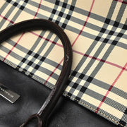 Burberry Beige Burberry Check 2way Shoulder Handbag