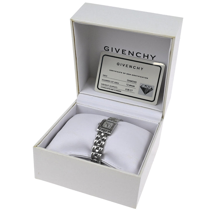 Givenchy Quartz Diamond Watch SS