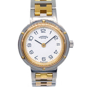 Hermes Clipper Quartz Watch SS