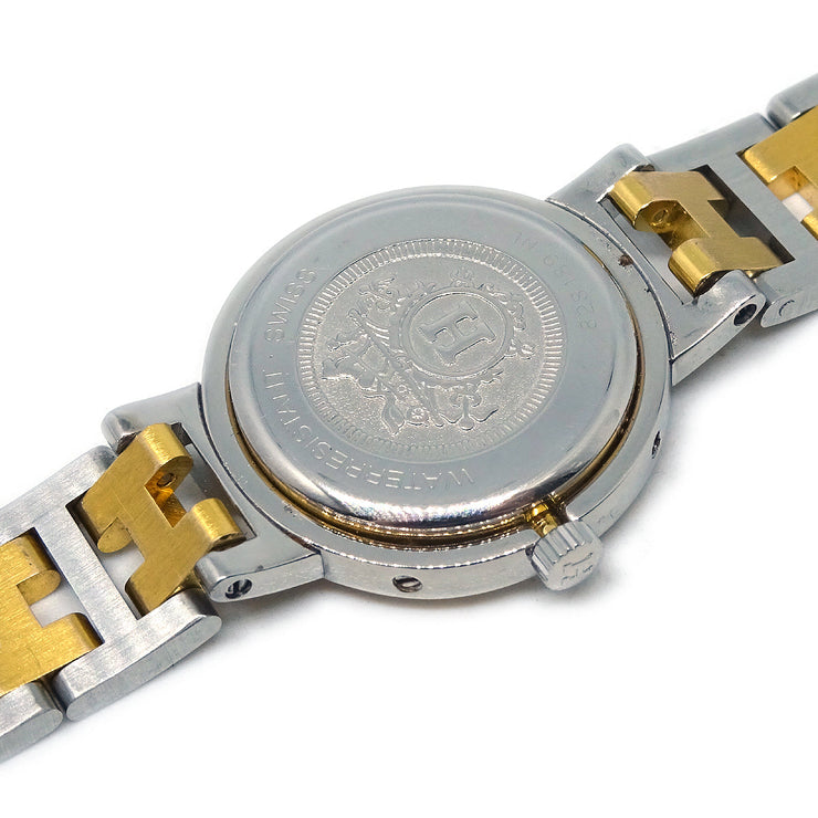 Hermes Clipper Quartz Watch SS