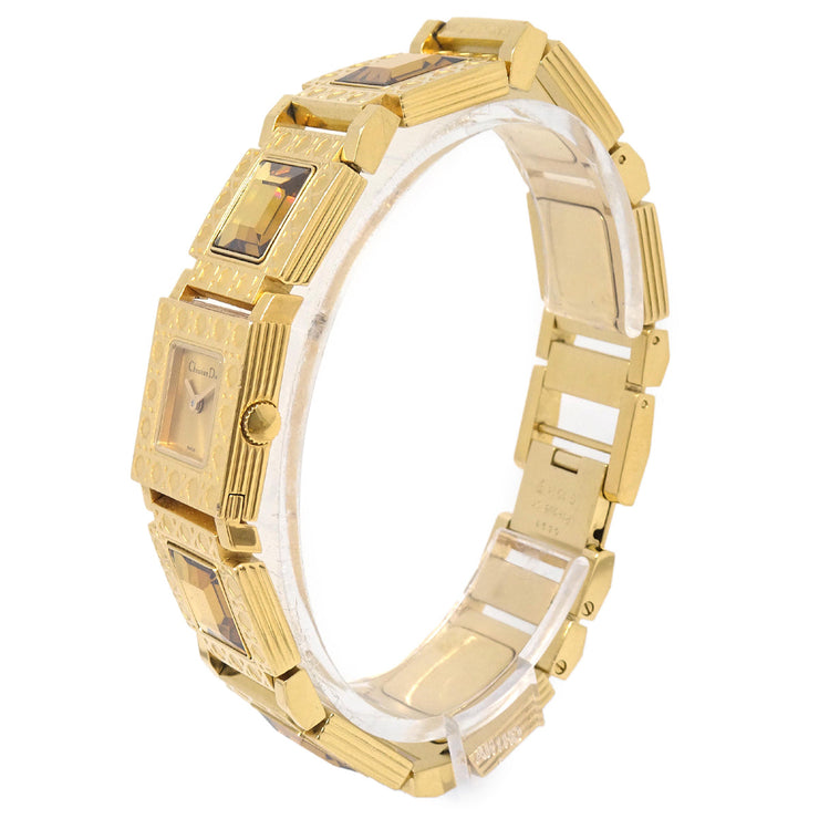 Christian Dior D60-159 La Parisienne Quartz Watch Gold