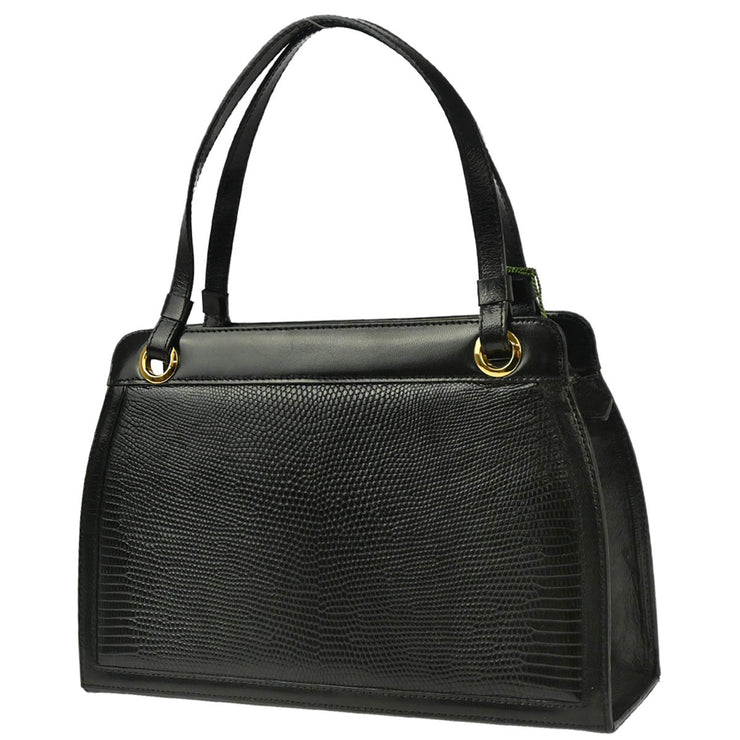 Yves Saint Laurent Black Leather Handbag