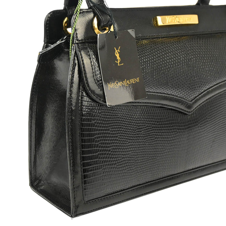 Yves Saint Laurent Black Leather Handbag