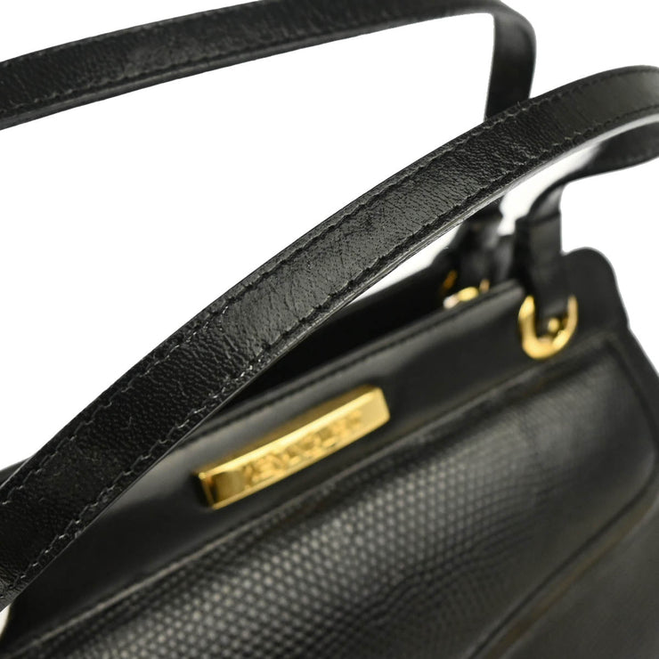 Yves Saint Laurent Black Leather Handbag