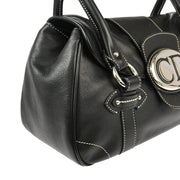 Christian Dior 2006 Black Leather Saint Germain Handbag