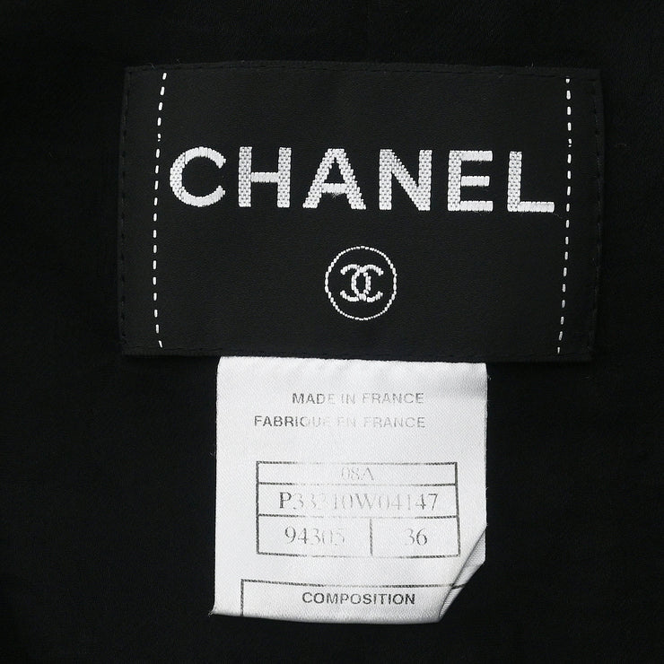 Chanel 1997 Single Breasted Jacket Black #36