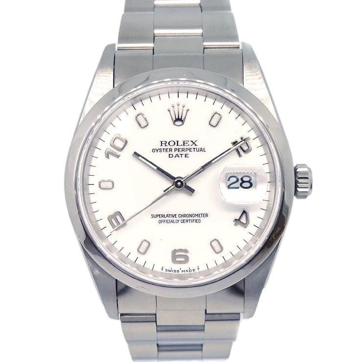 Rolex Oyster Perpetual Date 34mm Ref.15200 Self-winding Watch SS