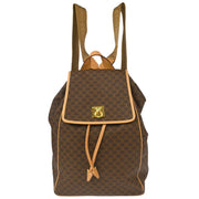 Celine Brown Macadam 2way Backpack Handbag