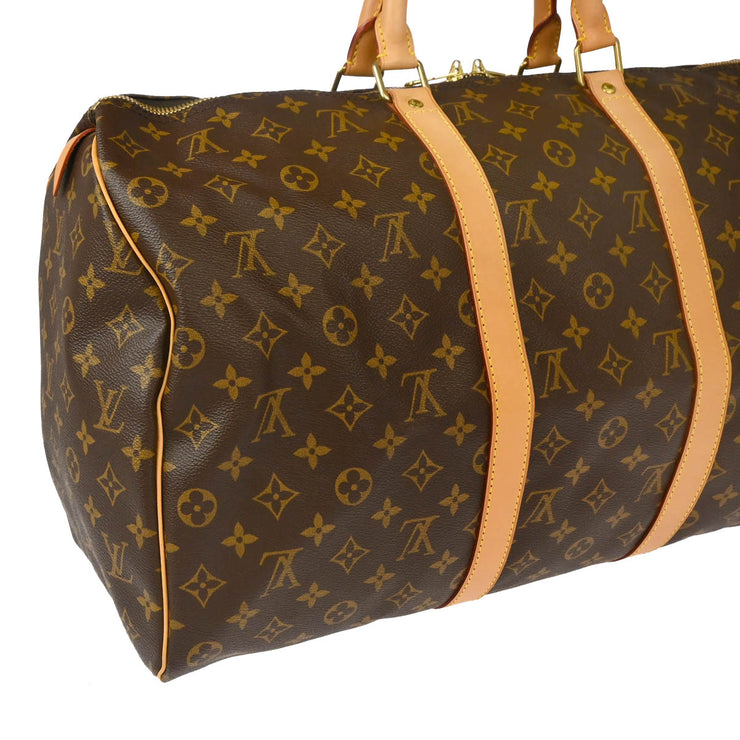 Louis Vuitton 2001 Monogram Keepall 50 Duffle Travel Handbag M41426