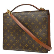 Louis Vuitton 2003 Monogram Monceau 28 Business Handbag M51185