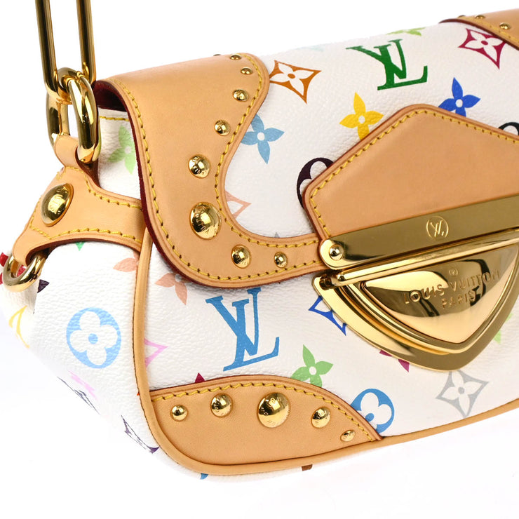 Louis Vuitton White Monogram Multicolor Marilyn Handbag M40127