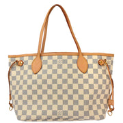 Louis Vuitton 2009 Damier Azur Neverfull PM Tote Handbag N51110